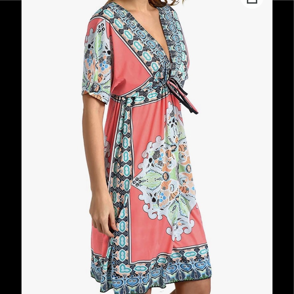 NWOT Cherry Cat Swimsuit Coverup Tunic